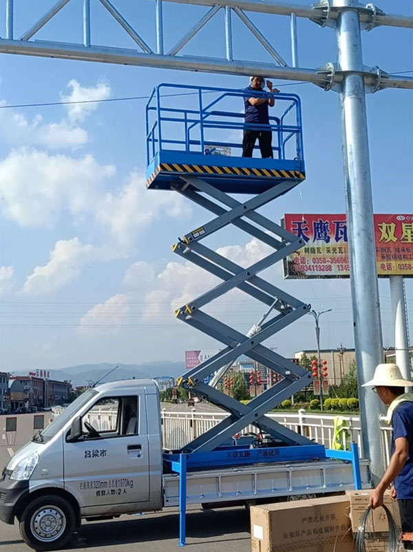车载式升降平台案例